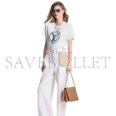 LOUIS VUITTON FLOCKED LV T-SHIRT 1AHEOX